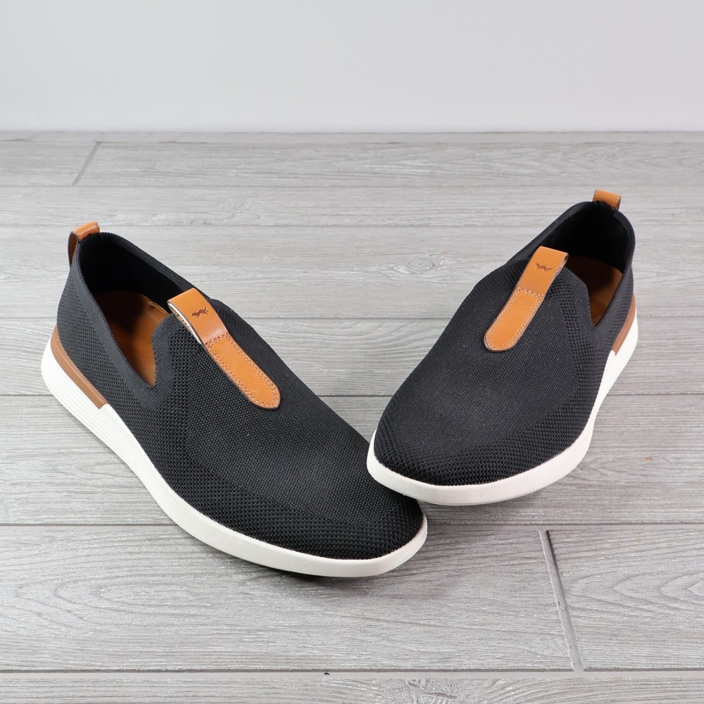 Wolf & Shepherd SwiftKnit Loafer Men's 12 Black Tan Slip On Sneaker